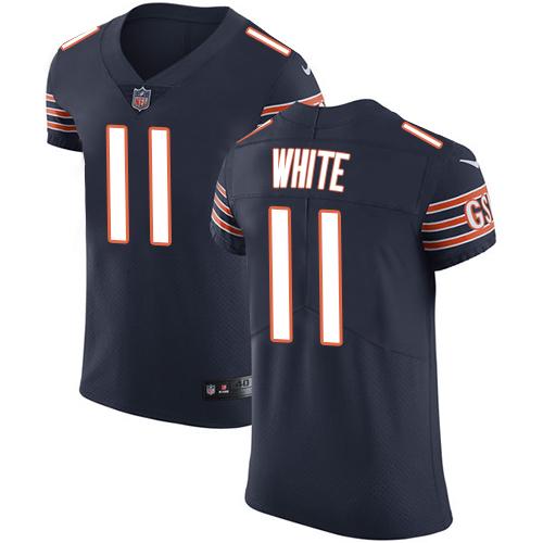 Nike Bears #11 Kevin White Navy Blue Team Color Men's Stitched NFL Vapor Untouchable Elite Jersey